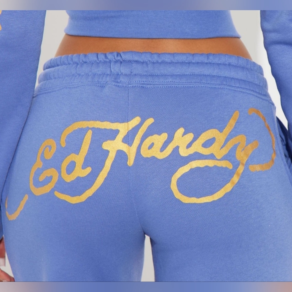 Ed Hardy Blue Skies Pants NWT - Picture 3 of 7